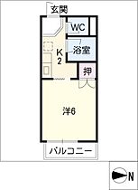 サープラスワンサンシャイン  ｜ 岐阜県羽島郡岐南町石原瀬2丁目（賃貸マンション1K・2階・18.90㎡） その2