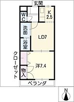 あすかII  ｜ 岐阜県羽島郡岐南町徳田9丁目（賃貸マンション1LDK・3階・39.60㎡） その2