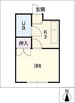 シャンポール岐南  ｜ 岐阜県羽島郡岐南町下印食3丁目（賃貸アパート1K・2階・18.00㎡） その2