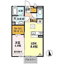 リベルテ 102 ｜ 岐阜県岐阜市切通6丁目13番1号（賃貸アパート1LDK・1階・33.39㎡） その2