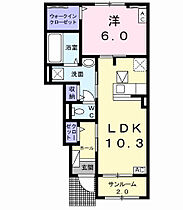 ｇｒａｃｉａ（グレーシア） 102 ｜ 岐阜県羽島郡岐南町野中6丁目81番地1（賃貸アパート1LDK・1階・47.66㎡） その2