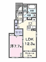 ＤＩＣＥ－ＫII（ダイスケーII） 101 ｜ 岐阜県岐阜市粟野西5丁目746番地（賃貸アパート1LDK・1階・50.14㎡） その5