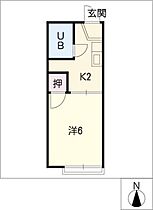 ステップ1長良  ｜ 岐阜県岐阜市長良（賃貸アパート1K・2階・18.18㎡） その2