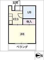 コーポ瑞松  ｜ 岐阜県岐阜市折立（賃貸マンション1K・2階・18.54㎡） その2