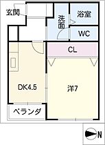 Ｓａｌｕｔｅ  ｜ 岐阜県岐阜市北島7丁目（賃貸マンション1DK・3階・31.80㎡） その2