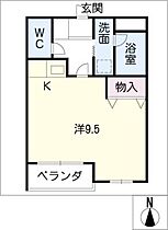 花ハイム  ｜ 岐阜県安八郡神戸町大字田（賃貸マンション1R・3階・27.70㎡） その2