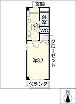 マウンティンつかさ  ｜ 岐阜県大垣市河間町5丁目（賃貸マンション1K・4階・27.00㎡） その2