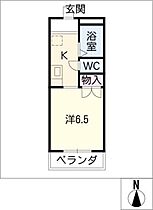 サングレイス  ｜ 岐阜県大垣市犬ヶ渕町（賃貸マンション1K・3階・22.50㎡） その2