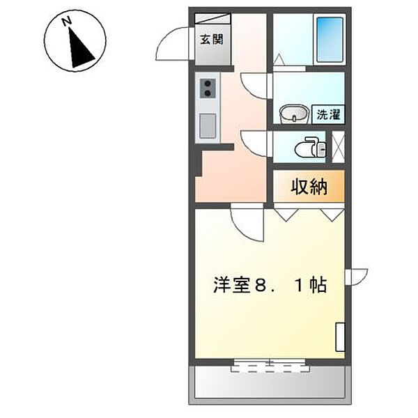 レスペランス ｜岐阜県大垣市禾森町5丁目(賃貸アパート1K・1階・29.81㎡)の写真 その2