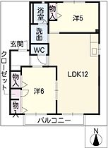 ＭａｓｔＴｏｗｎ本今I　Ｂ棟  ｜ 岐阜県大垣市本今3丁目（賃貸アパート2LDK・2階・54.10㎡） その2