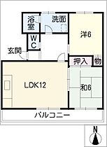 ハイツ薬師園  ｜ 岐阜県大垣市島里2丁目（賃貸マンション2LDK・1階・53.00㎡） その2