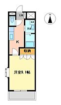 エスポアールI  ｜ 岐阜県海津市南濃町松山（賃貸アパート1K・2階・29.70㎡） その2