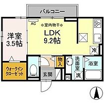 アビテ那加門前町 103 ｜ 岐阜県各務原市那加門前町3丁目50番1（賃貸アパート1LDK・1階・33.75㎡） その2