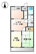 キャニオンテラス  ｜ 岐阜県各務原市那加幸町（賃貸アパート2LDK・2階・44.96㎡） その2