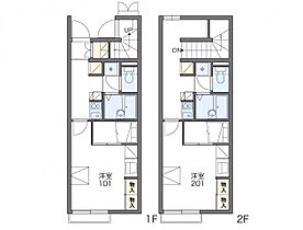 レオパレスクレール本郷 204 ｜ 岐阜県美濃加茂市本郷町1丁目8-27（賃貸アパート1K・2階・28.02㎡） その2