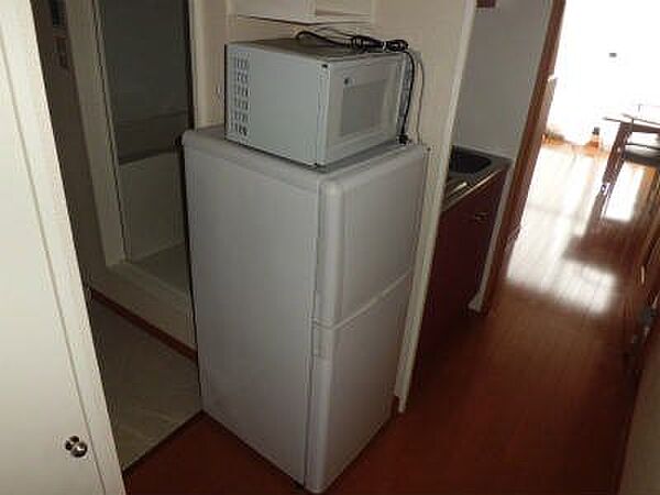 画像15:冷蔵庫とレンジ。冷やしたり、温めたり・・・