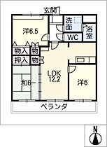 ガレリアＭ  ｜ 岐阜県可児市羽崎（賃貸マンション3LDK・3階・68.34㎡） その2