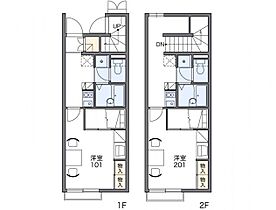 レオパレスかたびら新町　II 209 ｜ 岐阜県可児市帷子新町1丁目10-1（賃貸アパート1K・2階・28.02㎡） その2