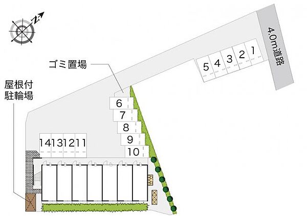 レオパレス愛宕 107｜岐阜県可児市下恵土(賃貸アパート1K・1階・23.18㎡)の写真 その3