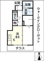 セジュールタミ　B 105 ｜ 岐阜県美濃加茂市新池町2丁目2番36号（賃貸アパート1DK・1階・30.73㎡） その2