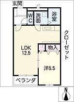 ＥＬ・Ｓａｍ  ｜ 岐阜県美濃加茂市蜂屋町上蜂屋（賃貸マンション1LDK・2階・40.89㎡） その2