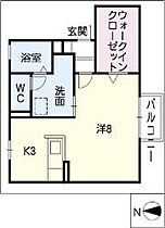 セジュールショコラ 102 ｜ 岐阜県美濃加茂市中富町2丁目1-7（賃貸アパート1R・1階・35.49㎡） その2