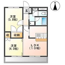 ハイムディライラI  ｜ 岐阜県美濃加茂市島町2丁目（賃貸アパート2LDK・1階・44.88㎡） その5