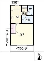 ヴィレッジ・ハウス  ｜ 岐阜県美濃加茂市新池町2丁目（賃貸マンション1K・3階・26.22㎡） その2