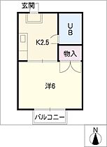 華原ハイツ  ｜ 岐阜県可児郡御嵩町伏見（賃貸アパート1K・1階・19.87㎡） その2