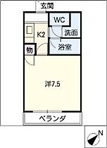 トーゴーハイツ 2B ｜ 岐阜県可児市菅刈839-2（賃貸アパート1K・2階・22.68㎡） その2