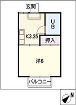 コスモスハウスB 102 ｜ 岐阜県美濃加茂市本郷町7丁目12-12（賃貸アパート1K・1階・19.83㎡） その2