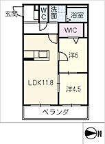 アメイジングパレスＨ  ｜ 岐阜県美濃加茂市中部台7丁目（賃貸マンション2LDK・1階・50.73㎡） その2