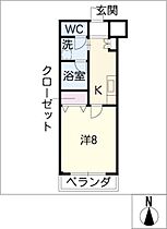 エジールみついけ  ｜ 岐阜県可児市土田（賃貸マンション1K・3階・28.80㎡） その2