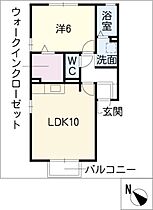 モンテビスタ（新棟）  ｜ 愛知県名古屋市天白区野並3丁目（賃貸アパート1LDK・1階・41.26㎡） その2