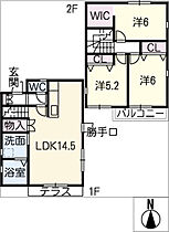 シャイネンドルフ　E棟 101 ｜ 愛知県名古屋市天白区野並1丁目206-4（賃貸一戸建3LDK・1階・77.83㎡） その2