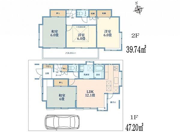 間取りを拡大表示