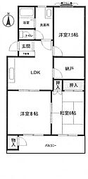 間取図画像 3LDK