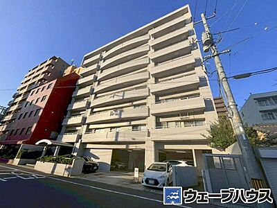 外観:岡山市北区清輝橋にある地上9階建ての分譲マンションです! 外観:岡山市北区清輝橋にある地上9階建ての分譲マンションです!