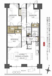 間取図画像 3LDK