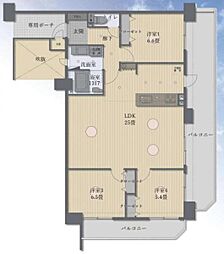 間取図画像 3LDK