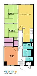 ライオンズマンション今治城前 3LDKの間取図画像