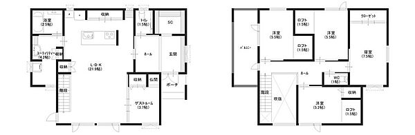 間取りを拡大表示