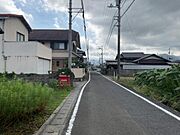 前面道路＿北西から南東