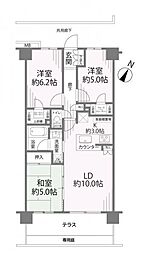 間取図画像 3LDK
