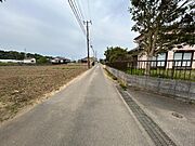 全面道路を撮影