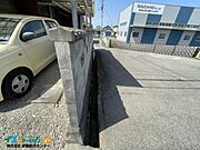 北側道路・北側境界