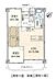 間取り：2LDK+WIC間取り図です