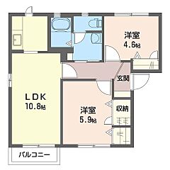 物件の間取り