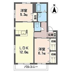 物件の間取り