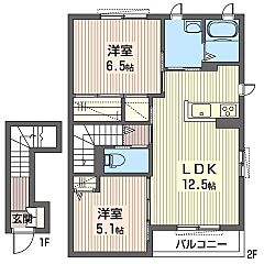 物件の間取り